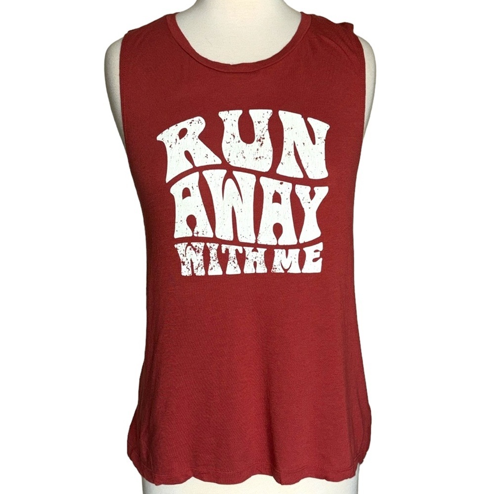 EXPRESS workout activewear tank top red in women’s size small